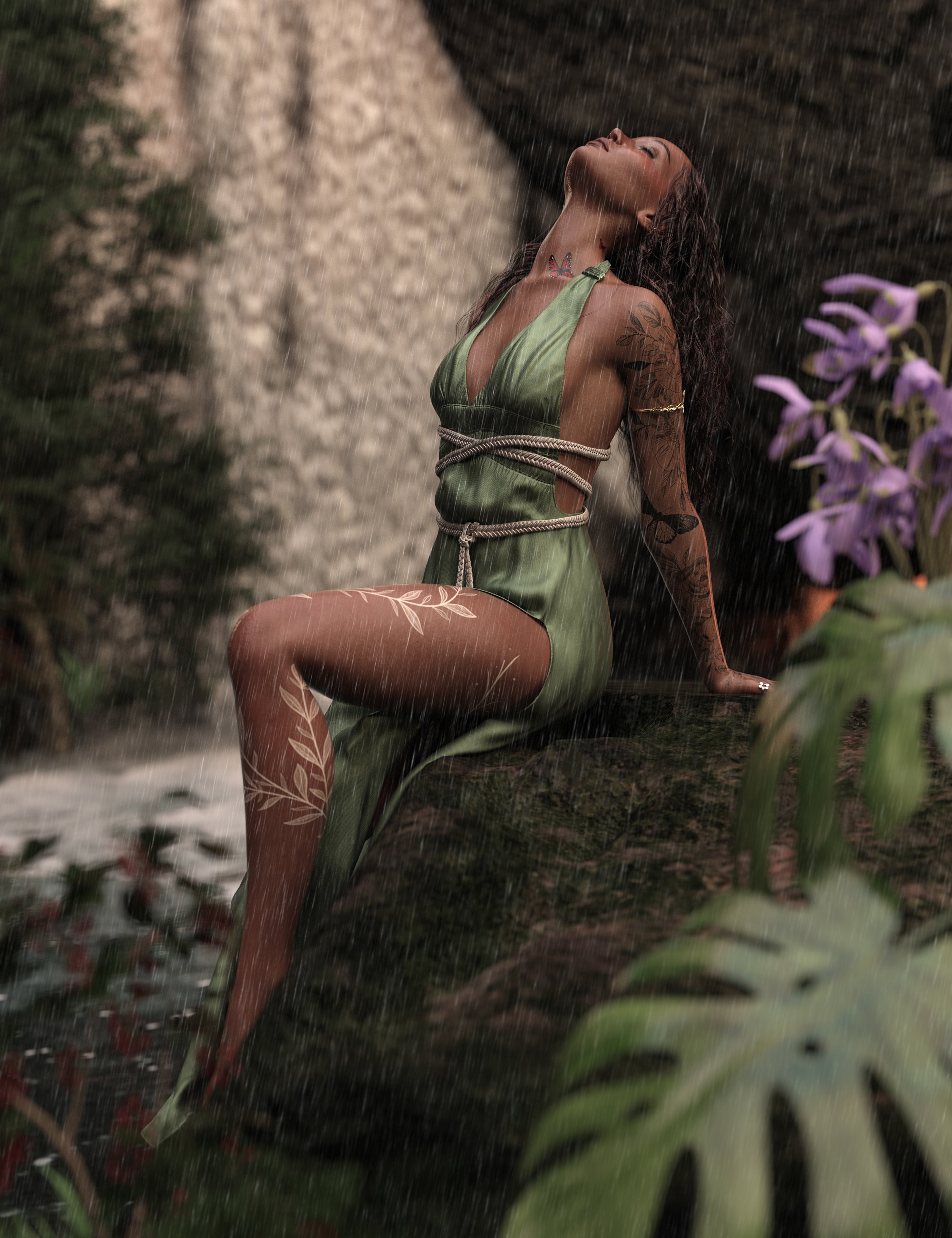 Staying Seductive Sitting Poses for Genesis 9 and 8 by: 3D Sugar, 3D Models by Daz 3D