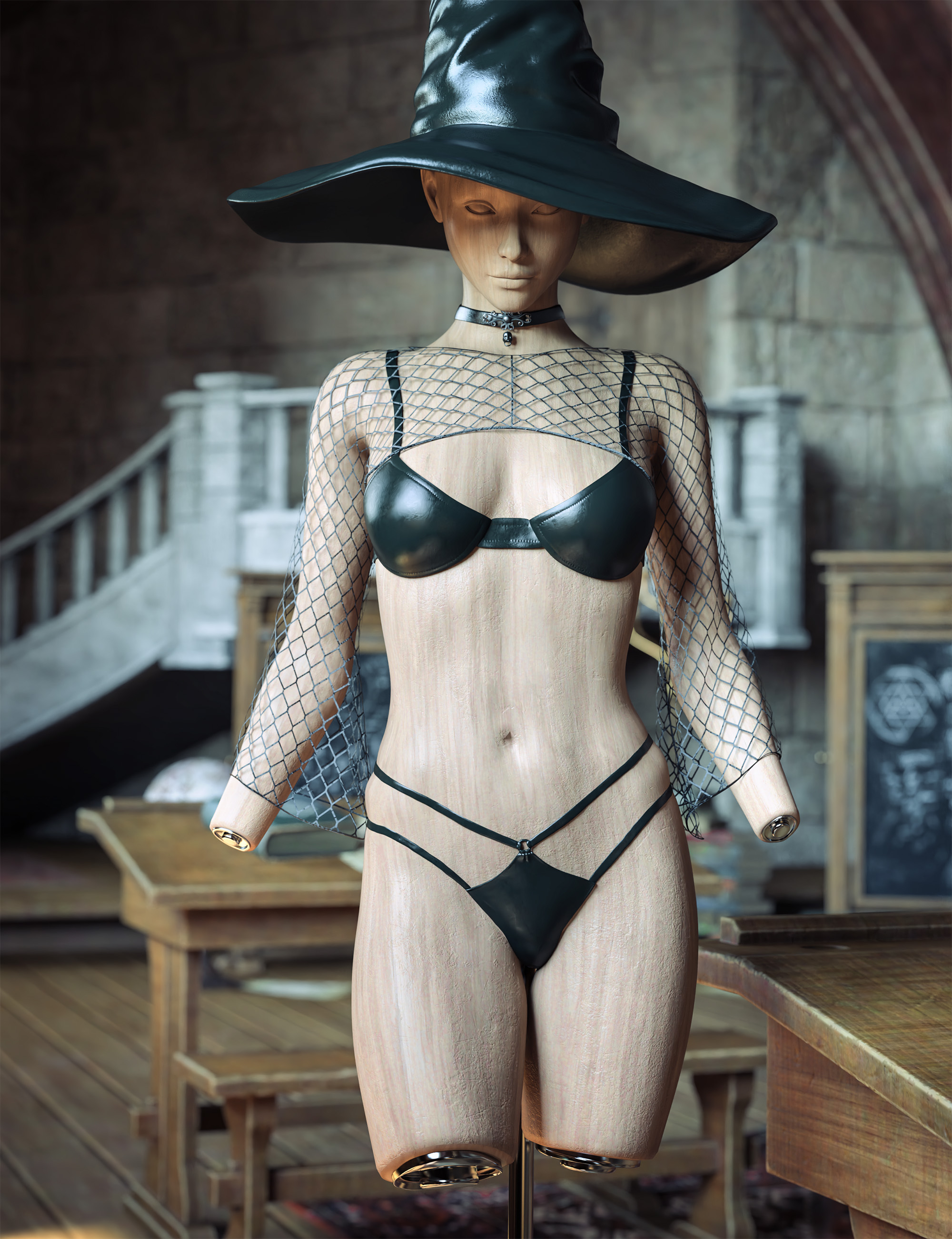 BW dForce Moonlit Magic Outfit by: Beautyworks, 3D Models by Daz 3D