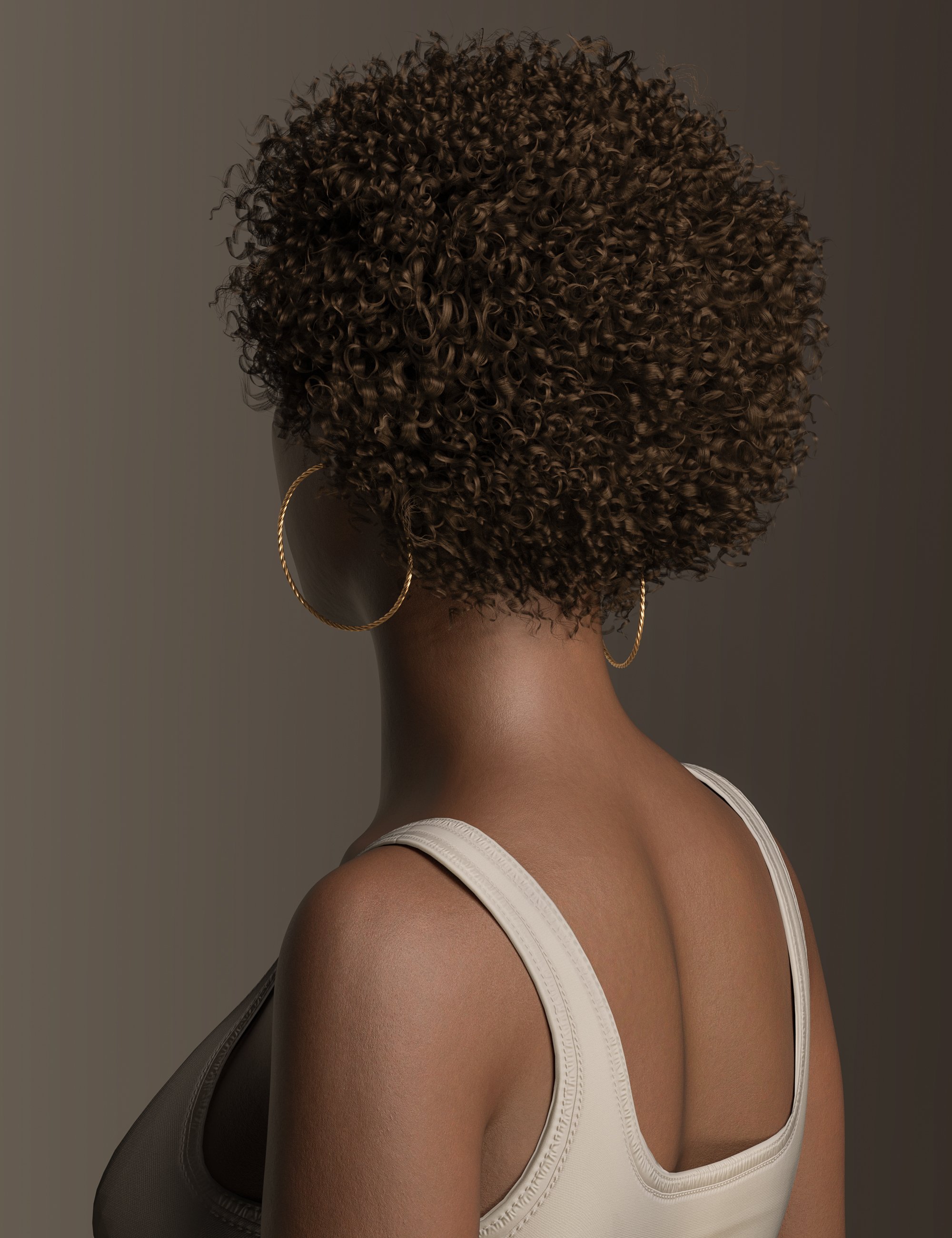 HS Coils of Beauty Hair For Genesis 9, 8, and 8.1 Females