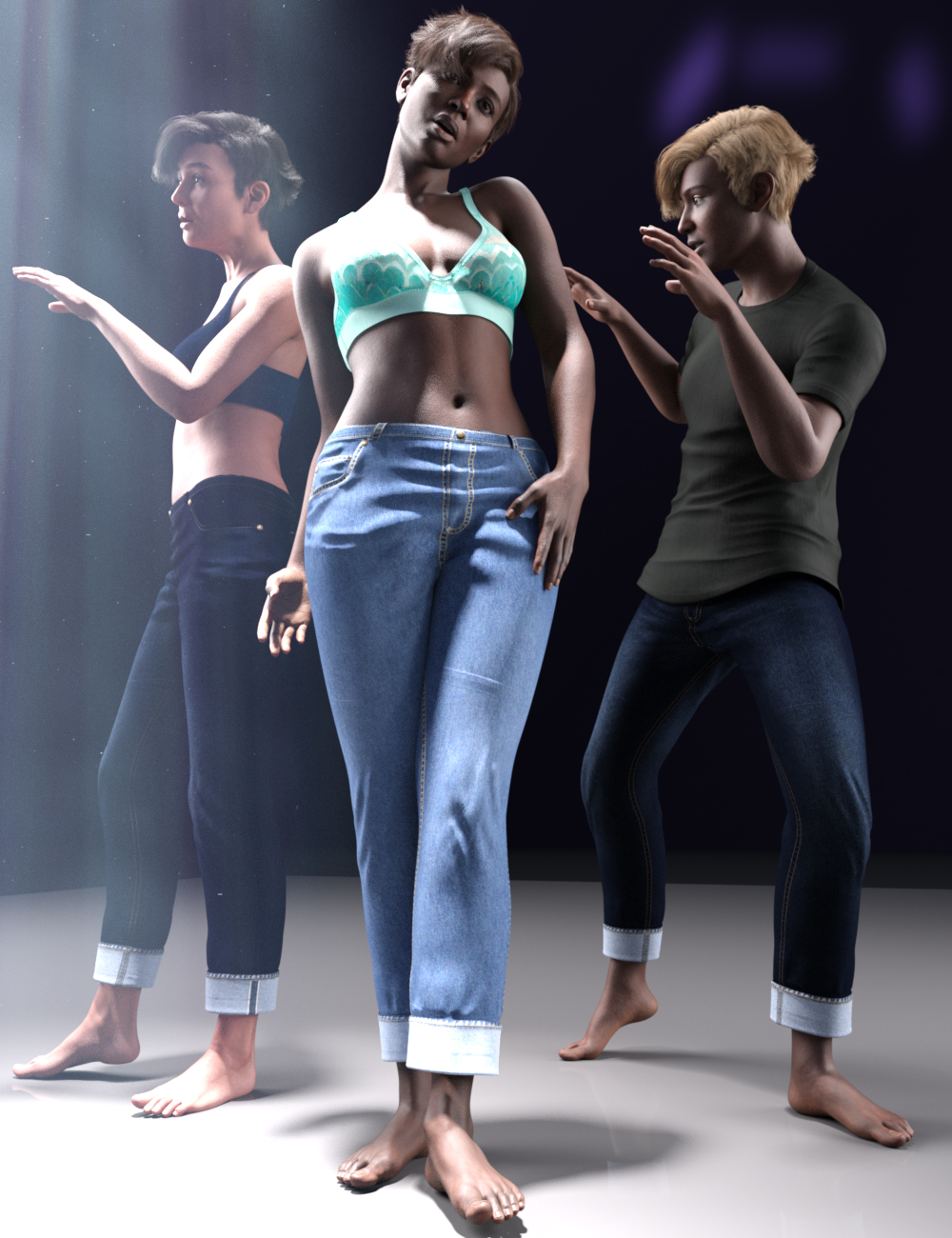 Singer Poses Jazz and R&B for Genesis 9 by: dobit, 3D Models by Daz 3D