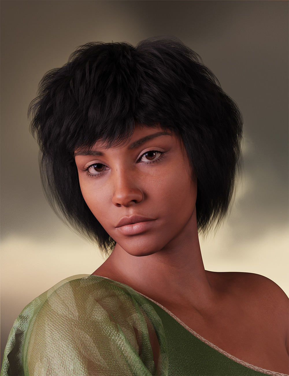 Vega Hair For Genesis 9 by: Prae, 3D Models by Daz 3D