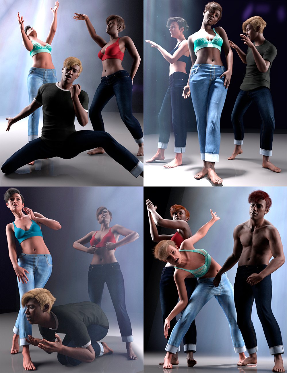 World of Singer Poses for Genesis 9 Bundle by: dobit, 3D Models by Daz 3D