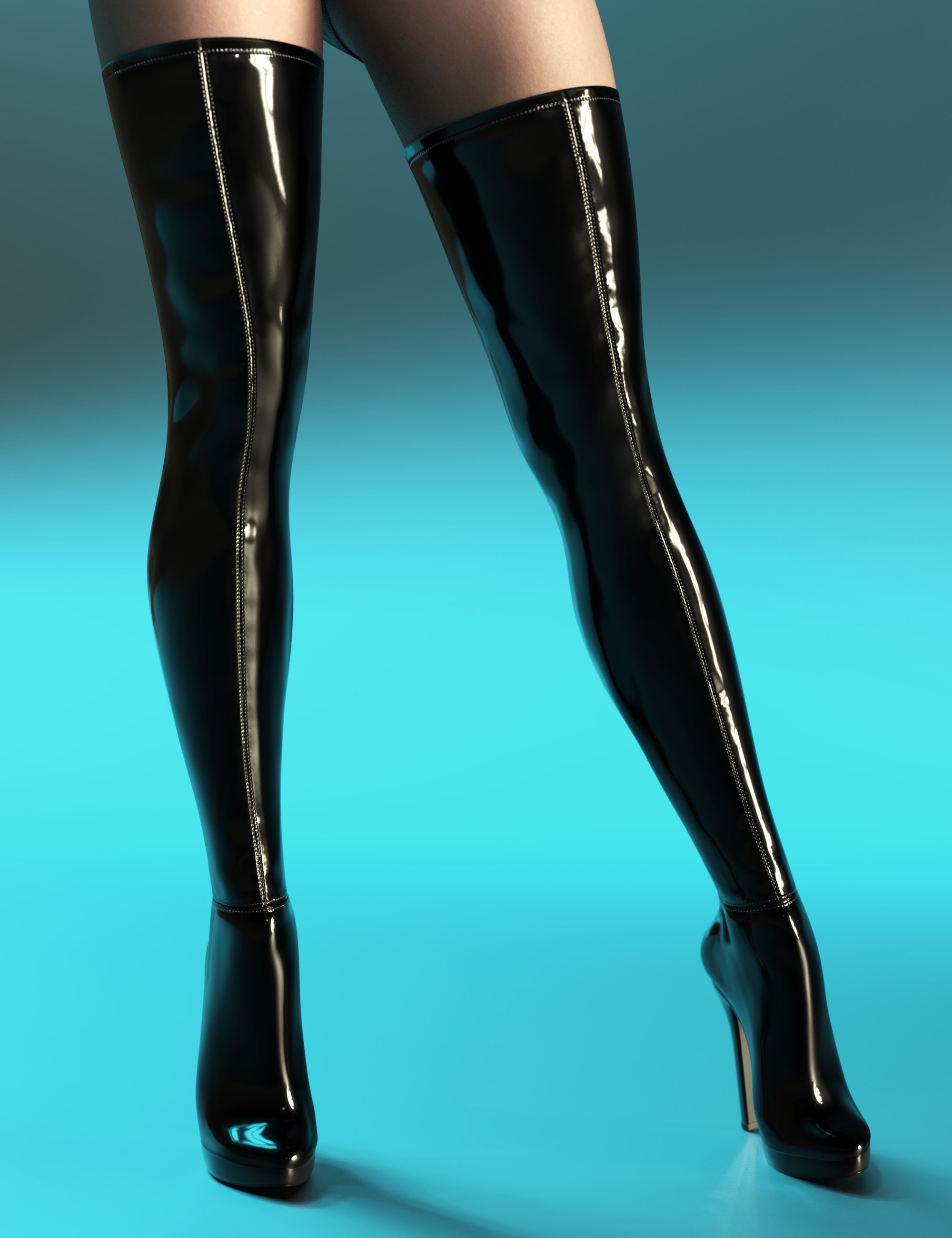 Multi-Style Bodysuit, Boots and Textures Bundle | Daz 3D