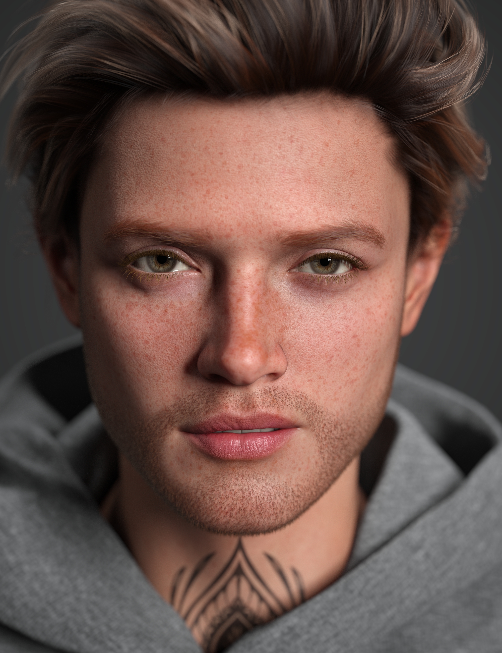 Victoria 9 HD Masculine Add-On by: , 3D Models by Daz 3D