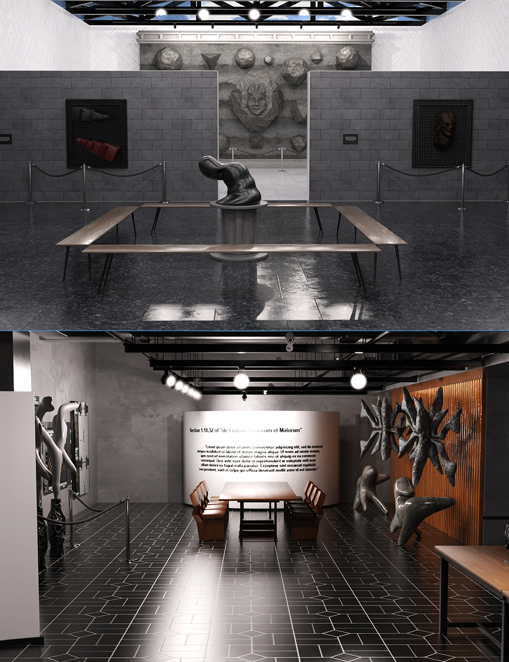 Art Exhibition Warehouse by: bituka3d, 3D Models by Daz 3D