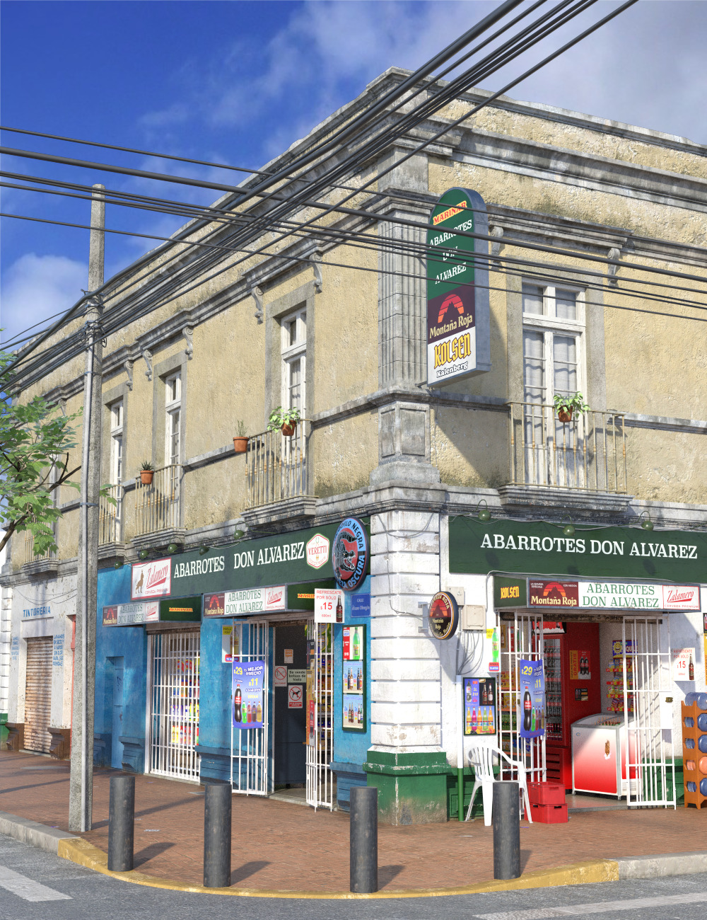 Mexico City Abarrotes by: Aurelio, 3D Models by Daz 3D