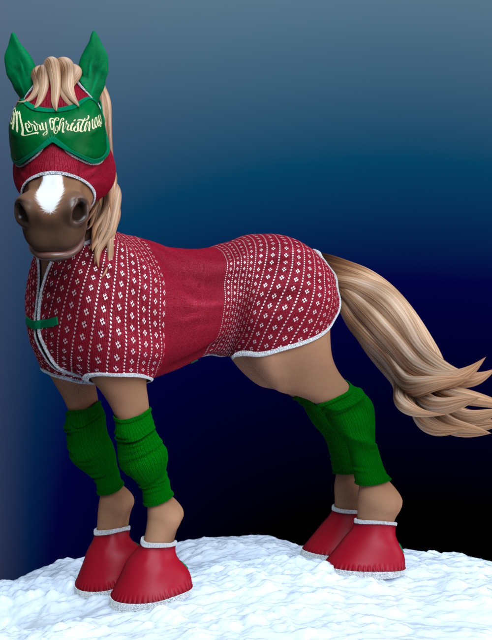 Costume Set for Horse 3 by: Karth, 3D Models by Daz 3D