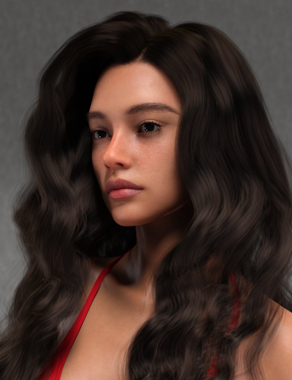 dForce PS Cintia Hair for Genesis 9 | Daz 3D