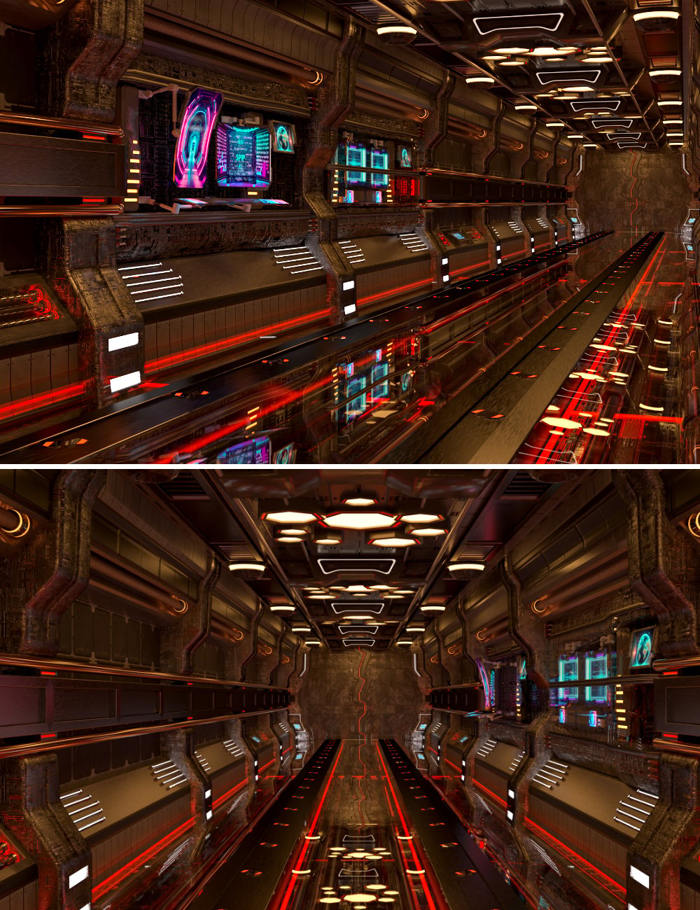 Spy Sci-Fi Tunnel by: clacydarch, 3D Models by Daz 3D