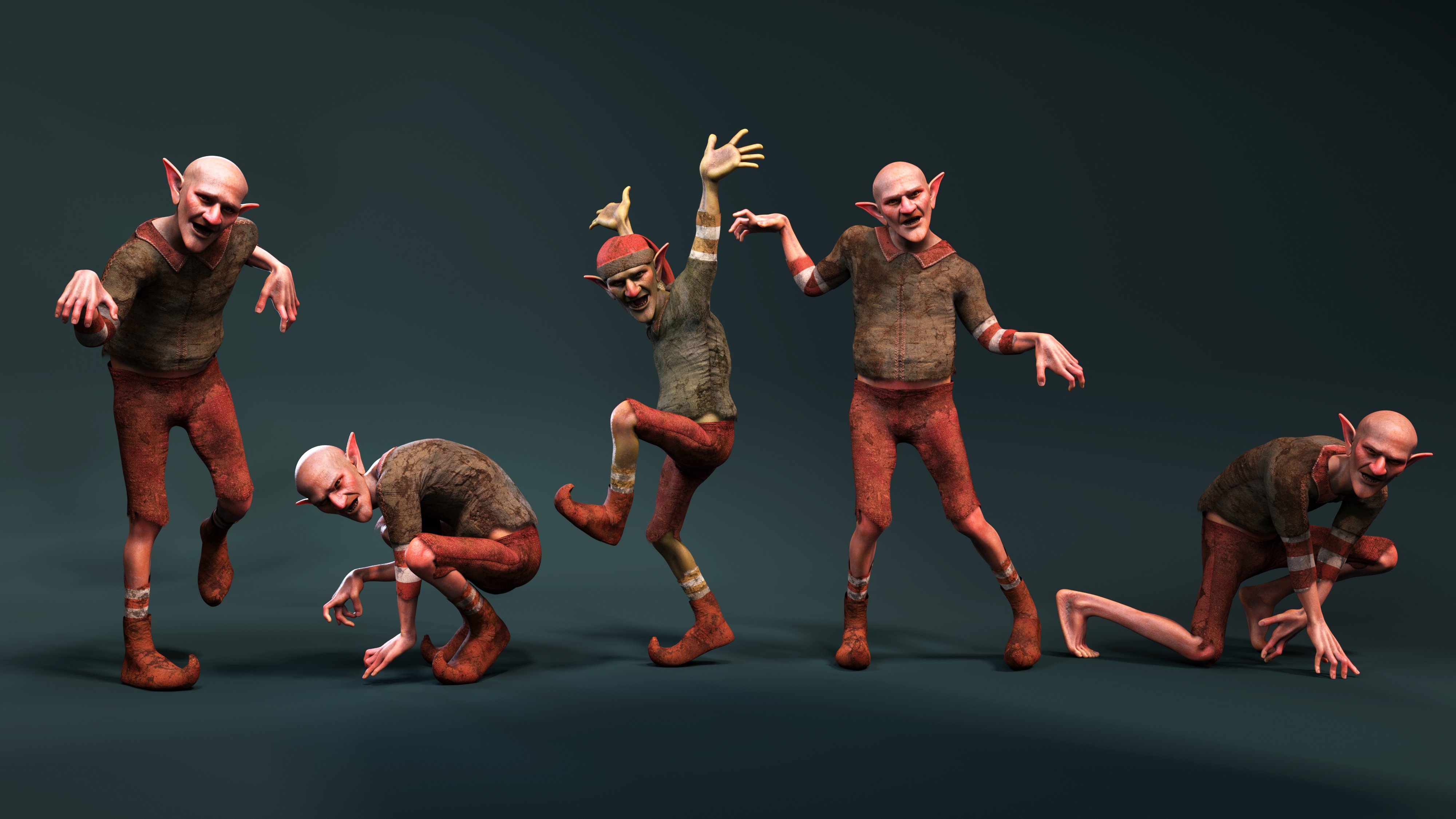 LA Goblin Poses and Expressions for Genesis 9