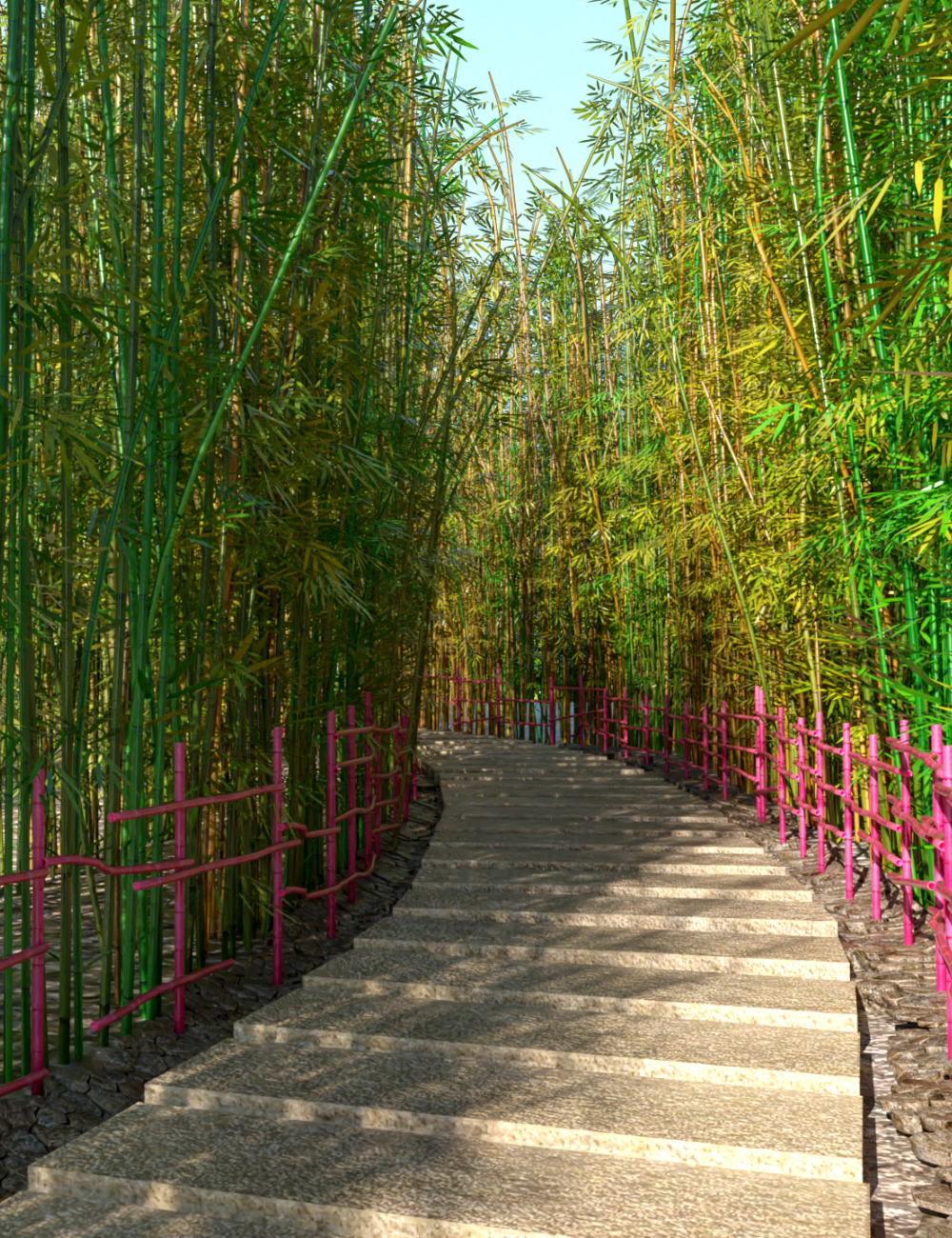 Bamboo Sanctuary by: clacydarch, 3D Models by Daz 3D