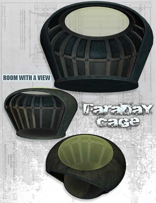 Faraday Cage by: The AntFarm, 3D Models by Daz 3D