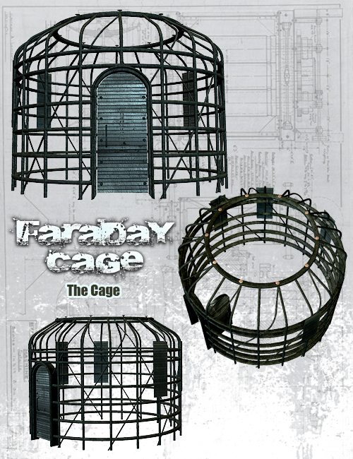Faraday Cage by: The AntFarm, 3D Models by Daz 3D