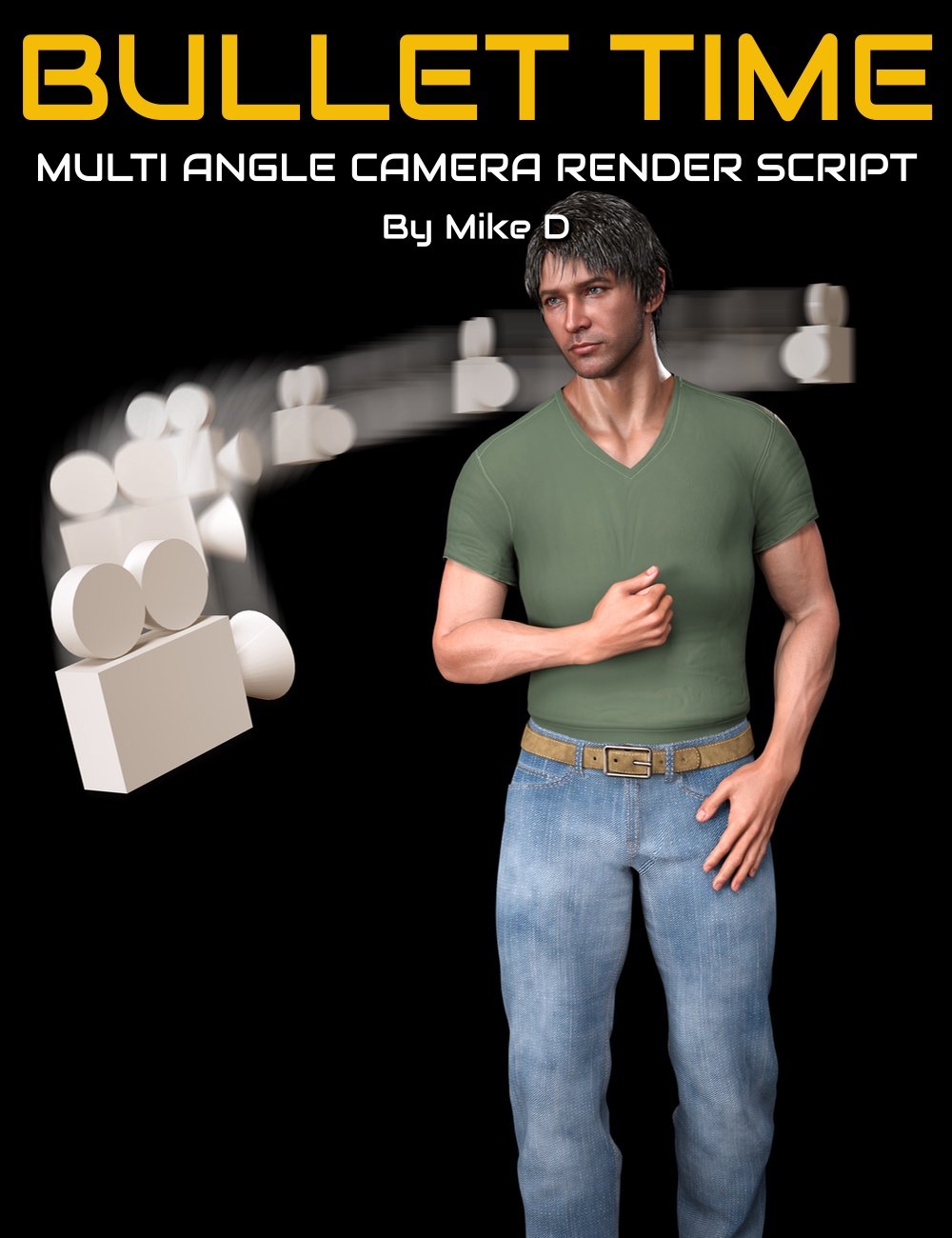 Bullet Time : Multi Angle Camera Render Script and Tutorial Set by: Digital Art LiveMikeD, 3D Models by Daz 3D