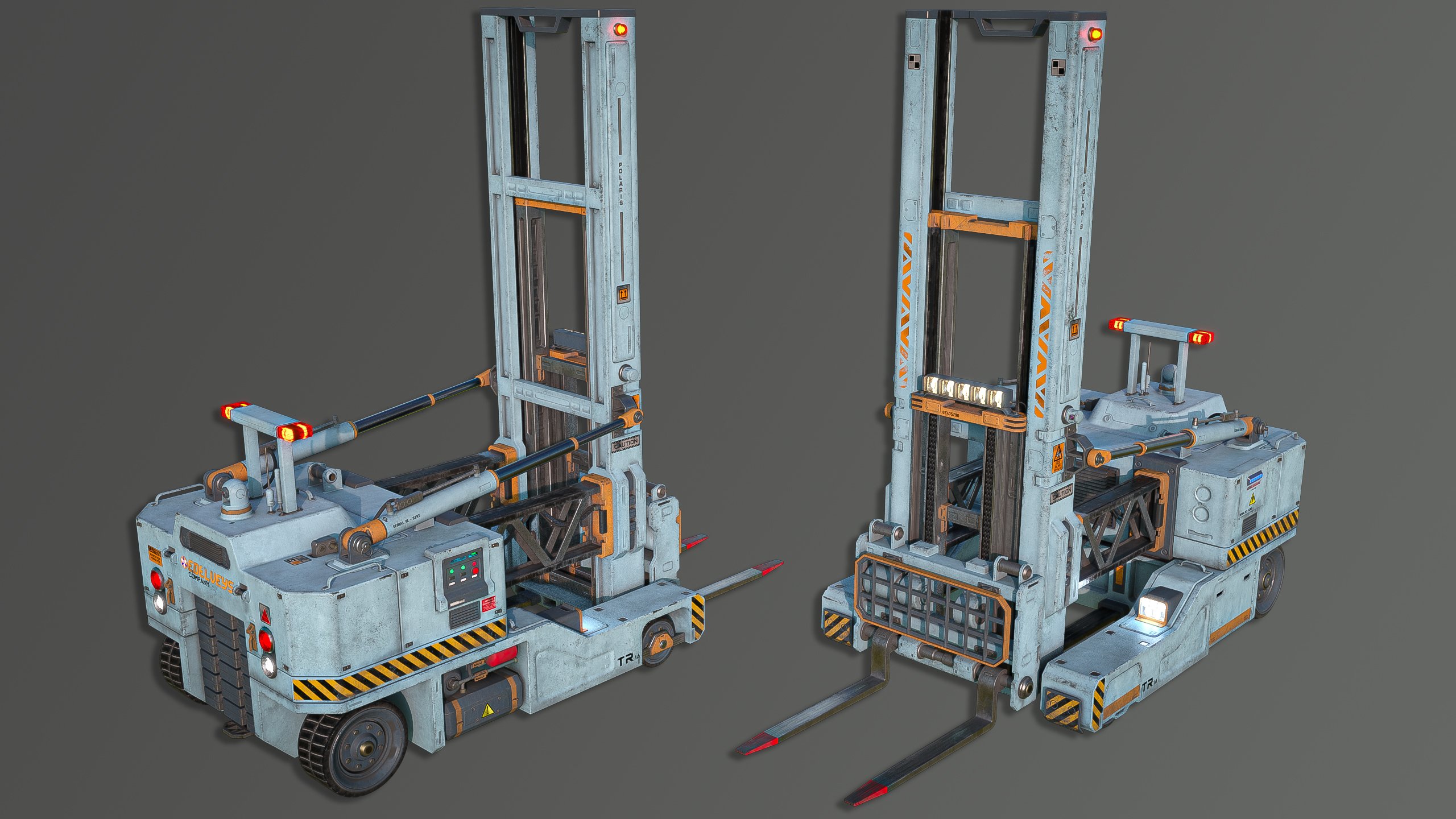 Forklift Polaris | Daz 3D