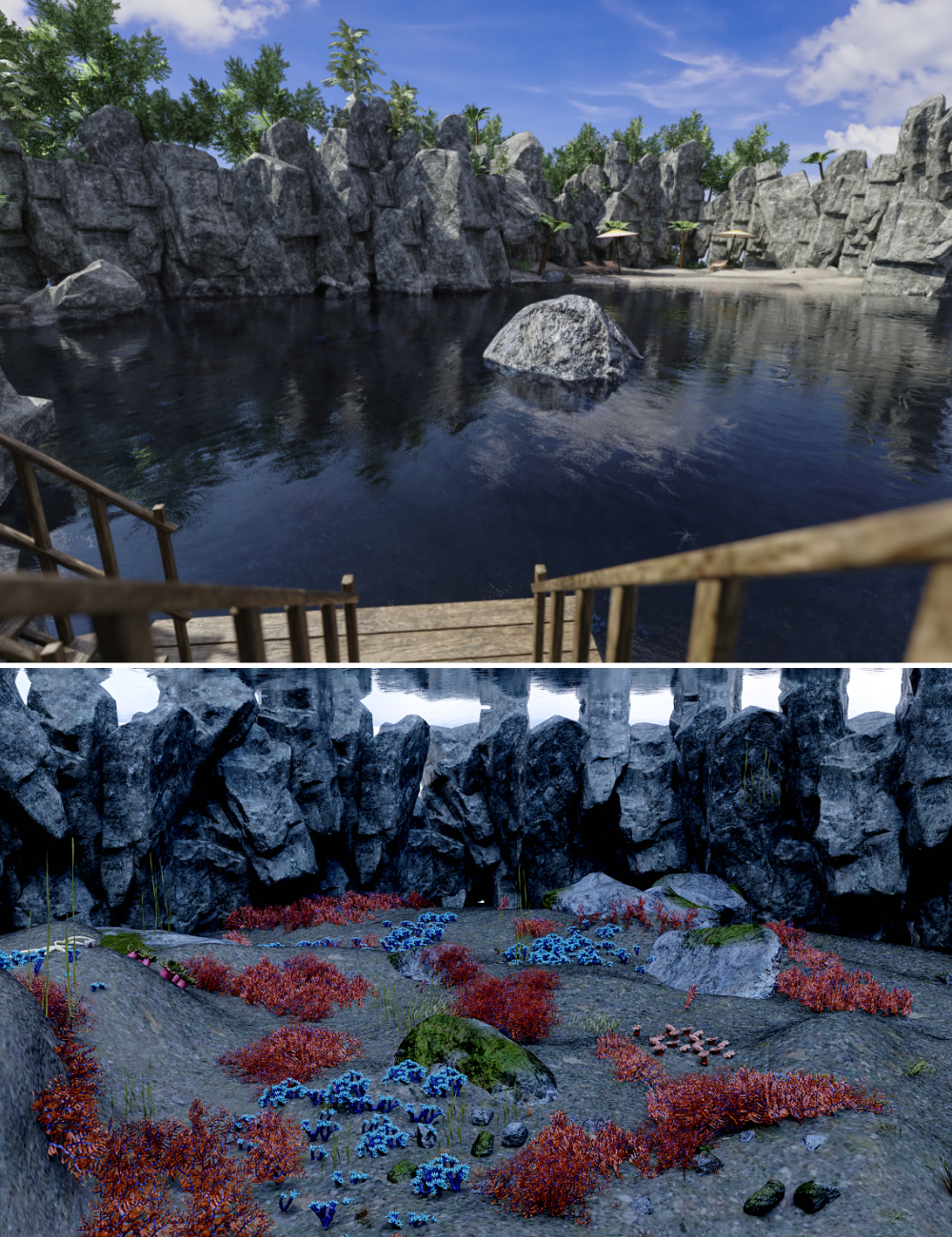 Hidden Fantasy Shore by: bituka3d, 3D Models by Daz 3D