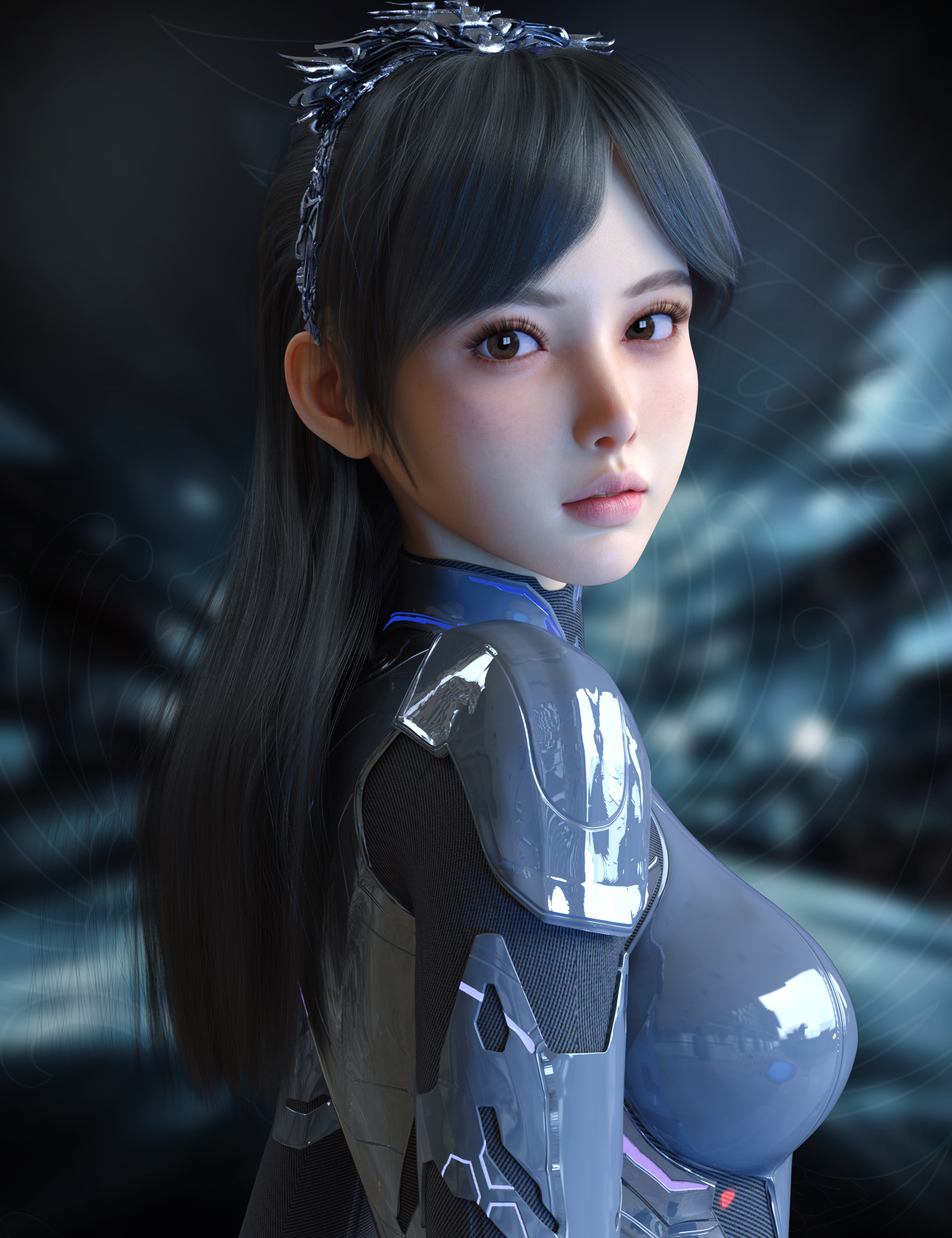 Vo Xiao Hua HD for Genesis 9 by: VOOTW, 3D Models by Daz 3D