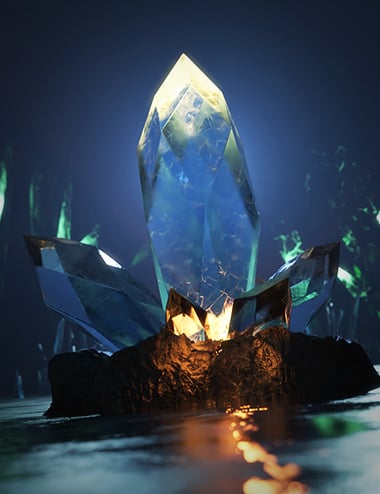 Mysterious Ice Crystals | Daz 3D
