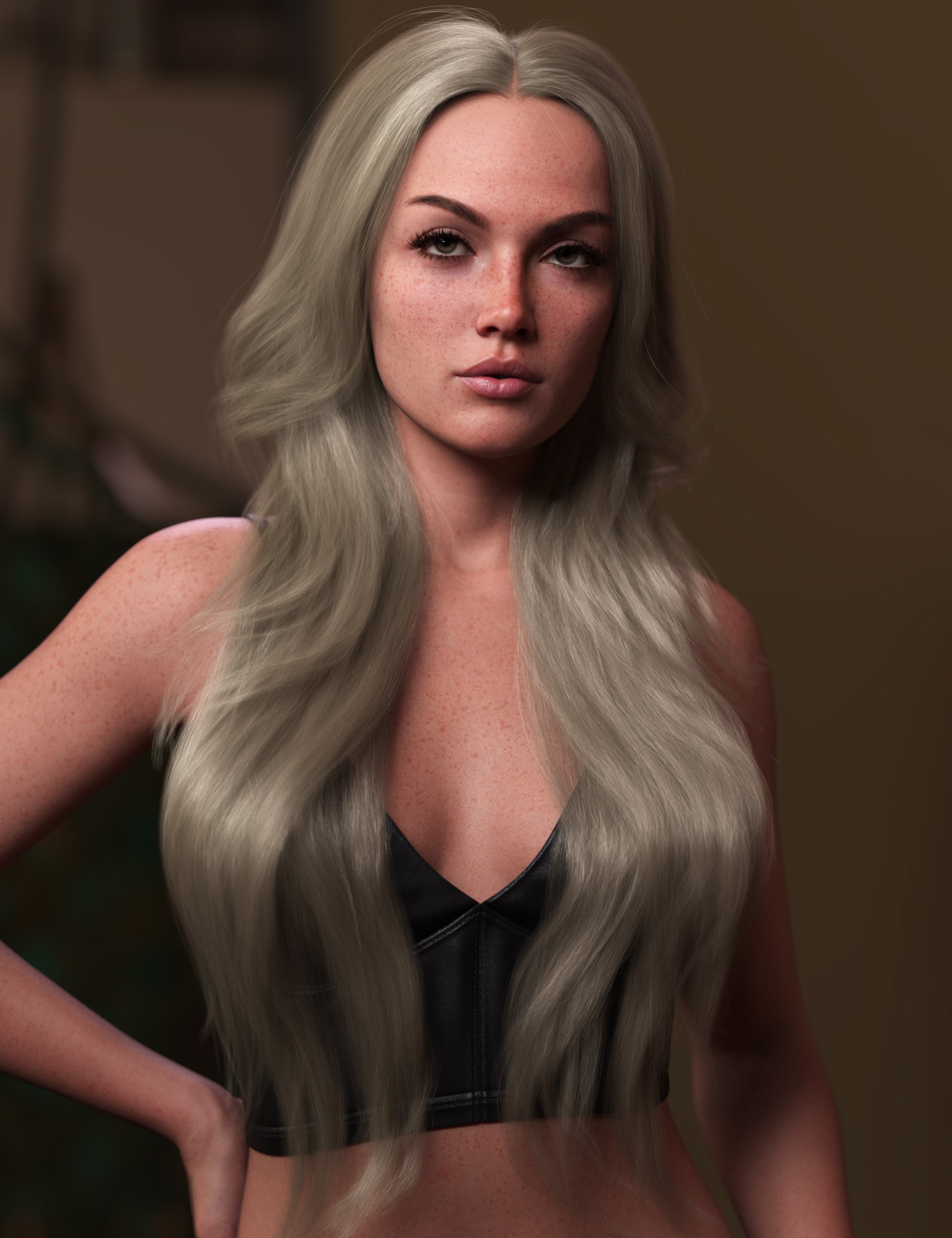 Very Long Layered Style Hair for Genesis 9 by: outoftouch, 3D Models by Daz 3D