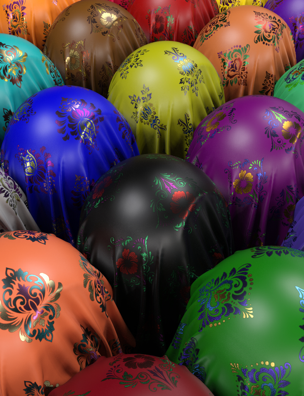 MMX Silky Metallic Patterns for Iray by: Mattymanx, 3D Models by Daz 3D