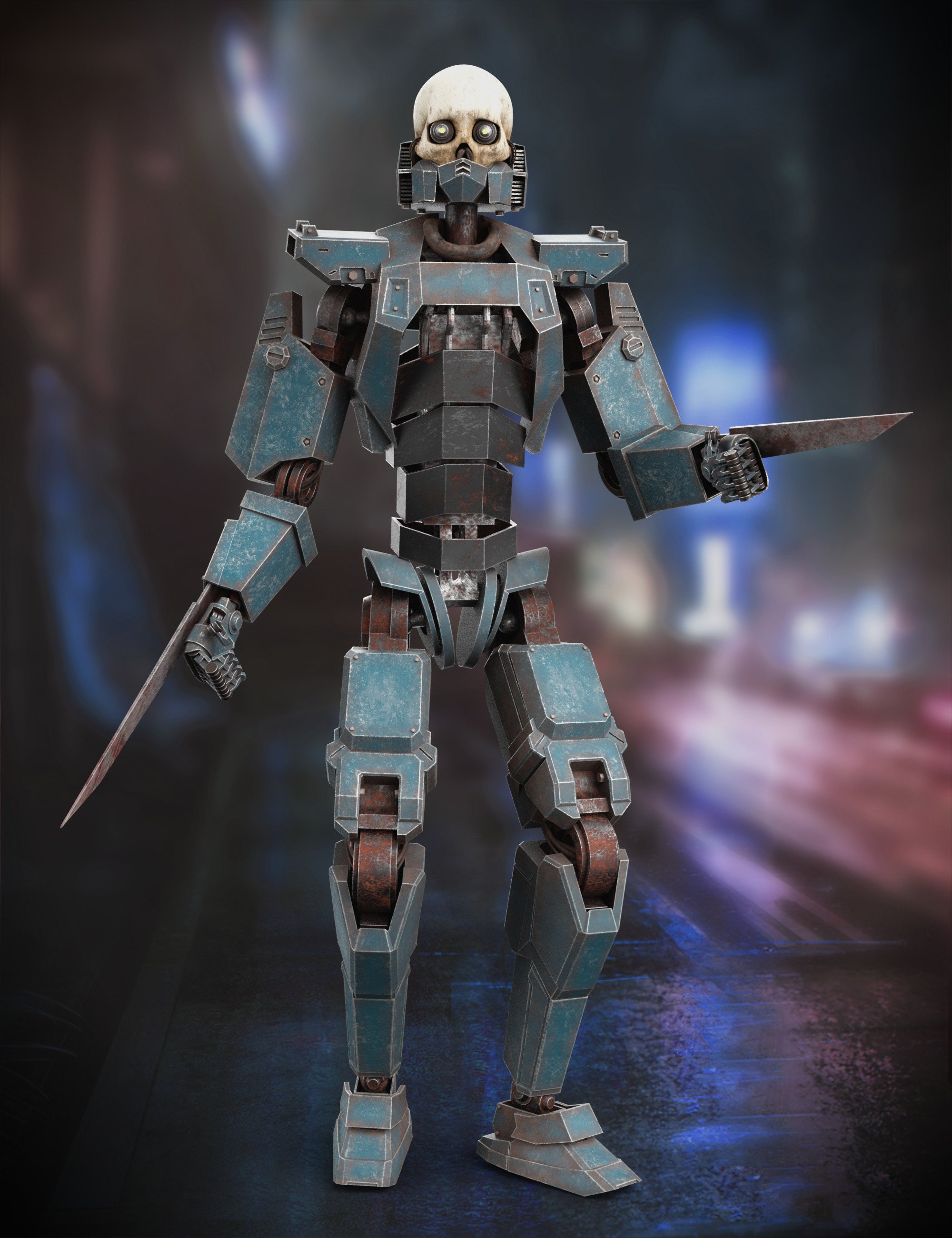 Sci-Fi Armageddon Robot by: Vinscout, 3D Models by Daz 3D