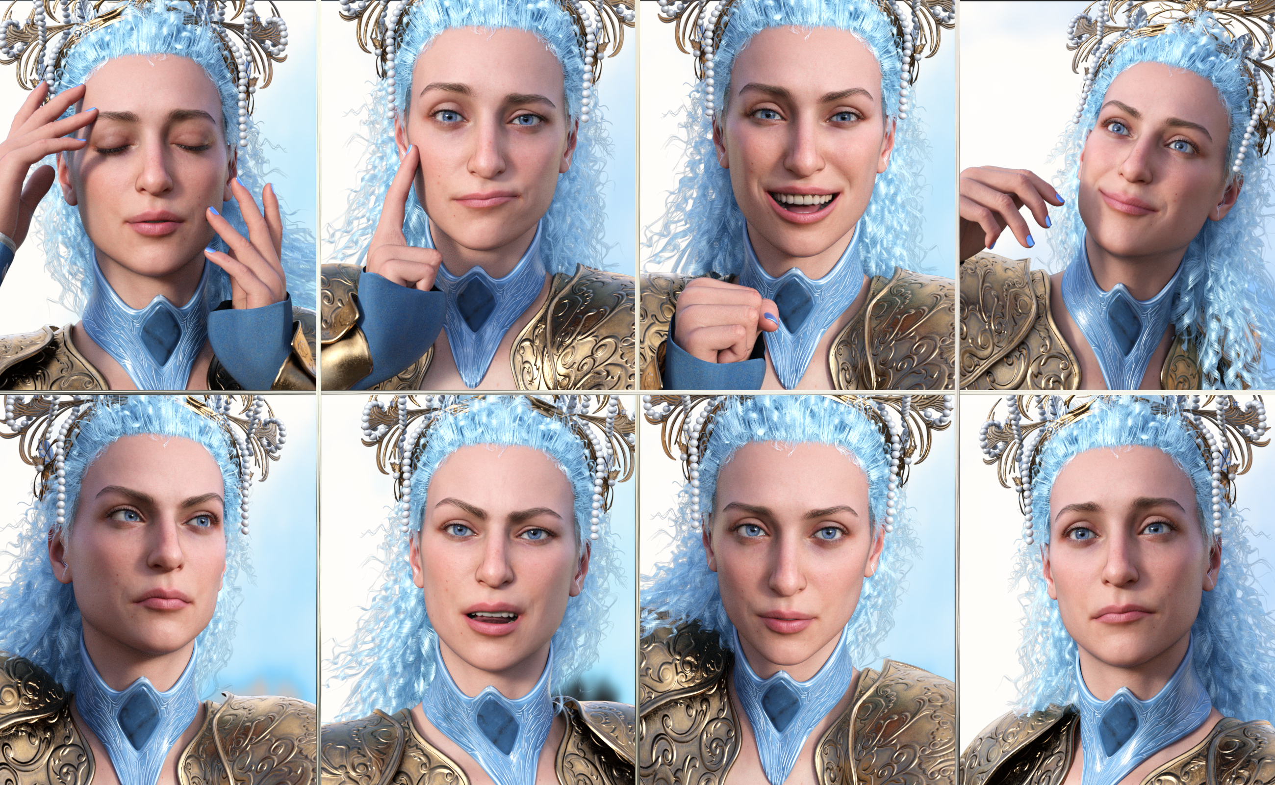JW Beautiful Queen Expressions for Snow Queen 9