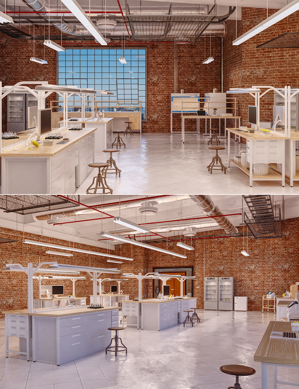 Biotech Research Lab by: Tesla3dCorp, 3D Models by Daz 3D