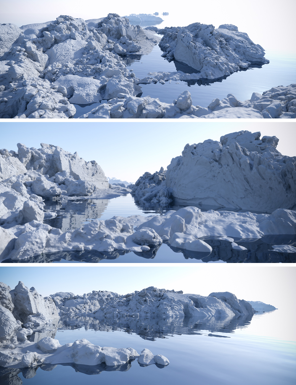 Frozen Lands by: Dreamlight, 3D Models by Daz 3D