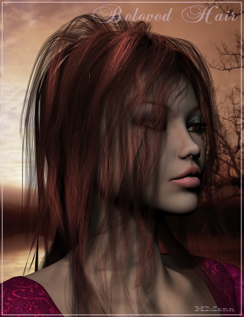 Beloved Hair Beloved Hair by: Magix 101, 3D Models by Daz 3D