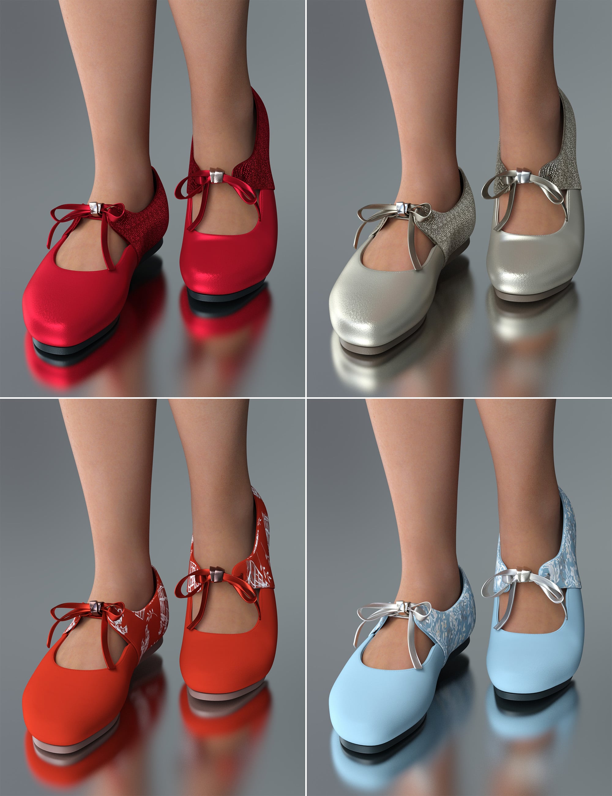 Bowtique Loafers for Genesis 9 | Daz 3D