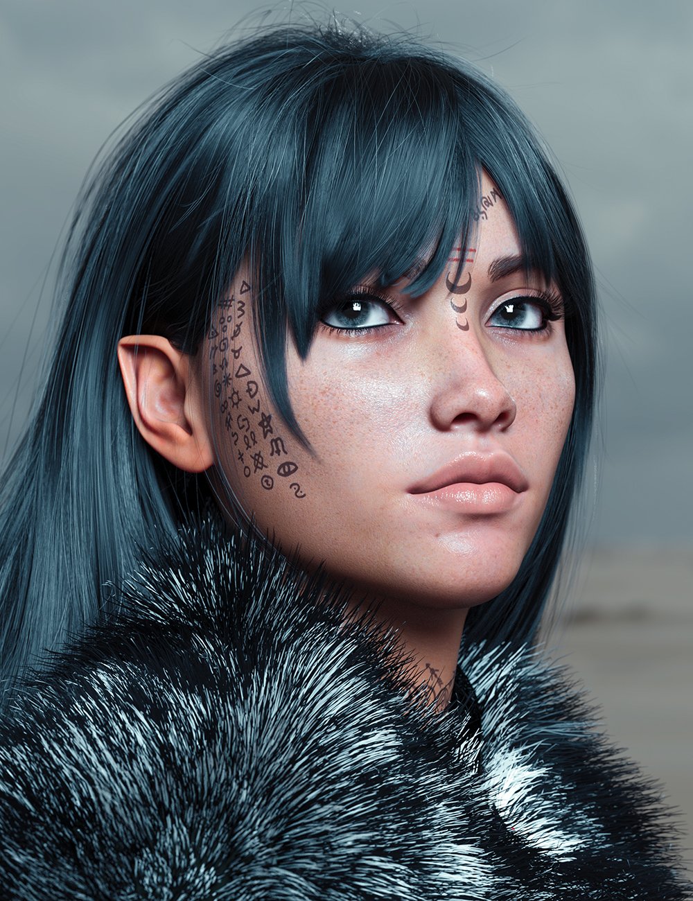 CJ Anwyn For Genesis 9 by: Colm Jackson, 3D Models by Daz 3D