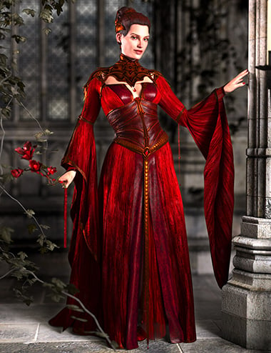 dForce Royal Sun Wardrobe for Genesis 9 | Daz 3D