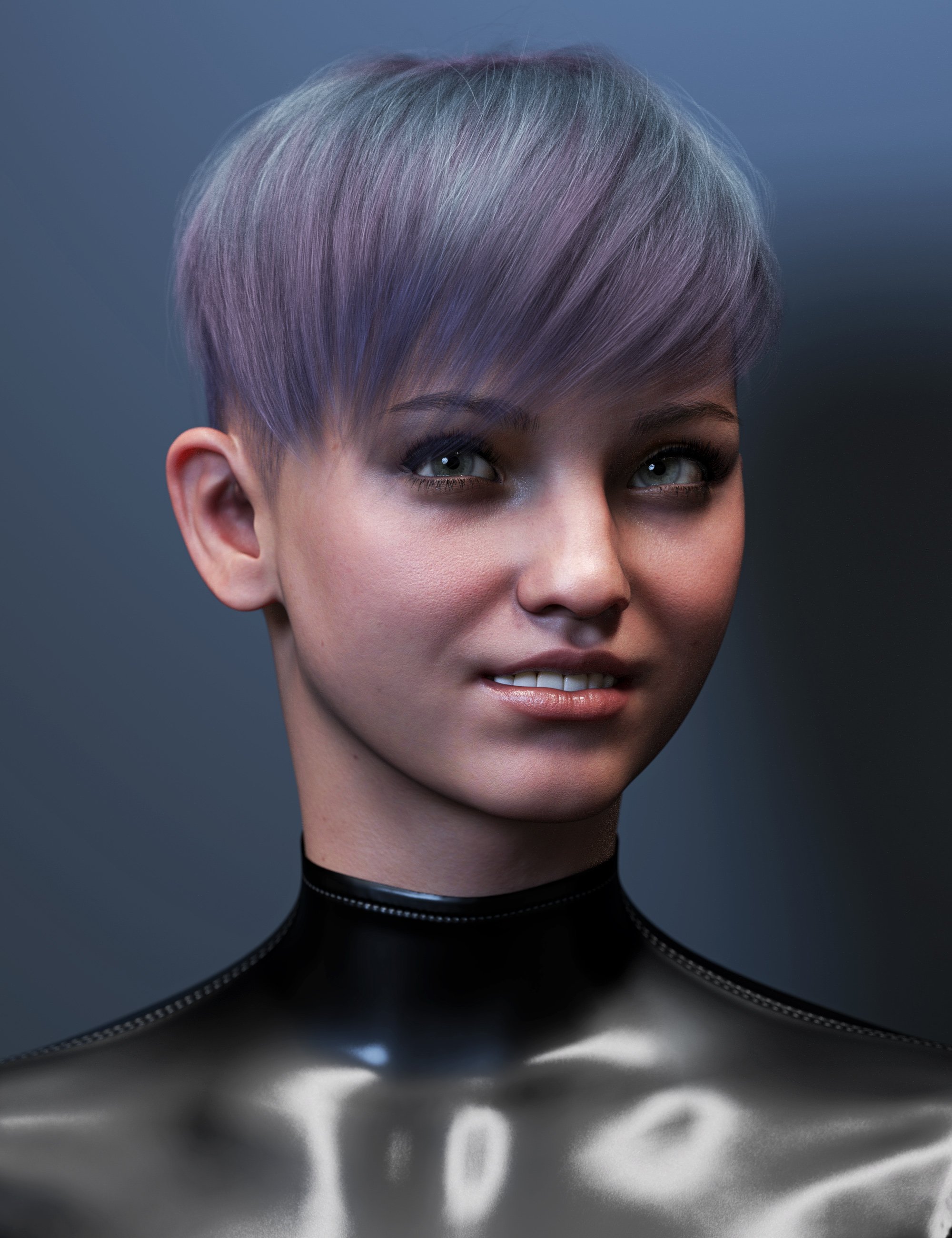 Modern Pixie Style Hair Color Expansion | Daz 3D