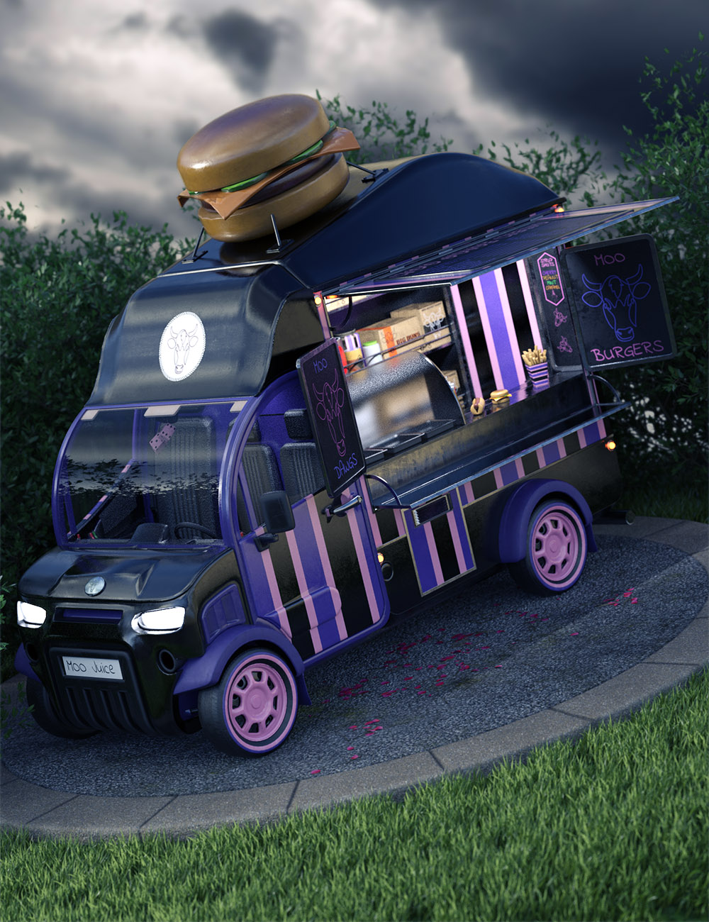 Catering Truck by: ForbiddenWhispersDavid Brinnen, 3D Models by Daz 3D