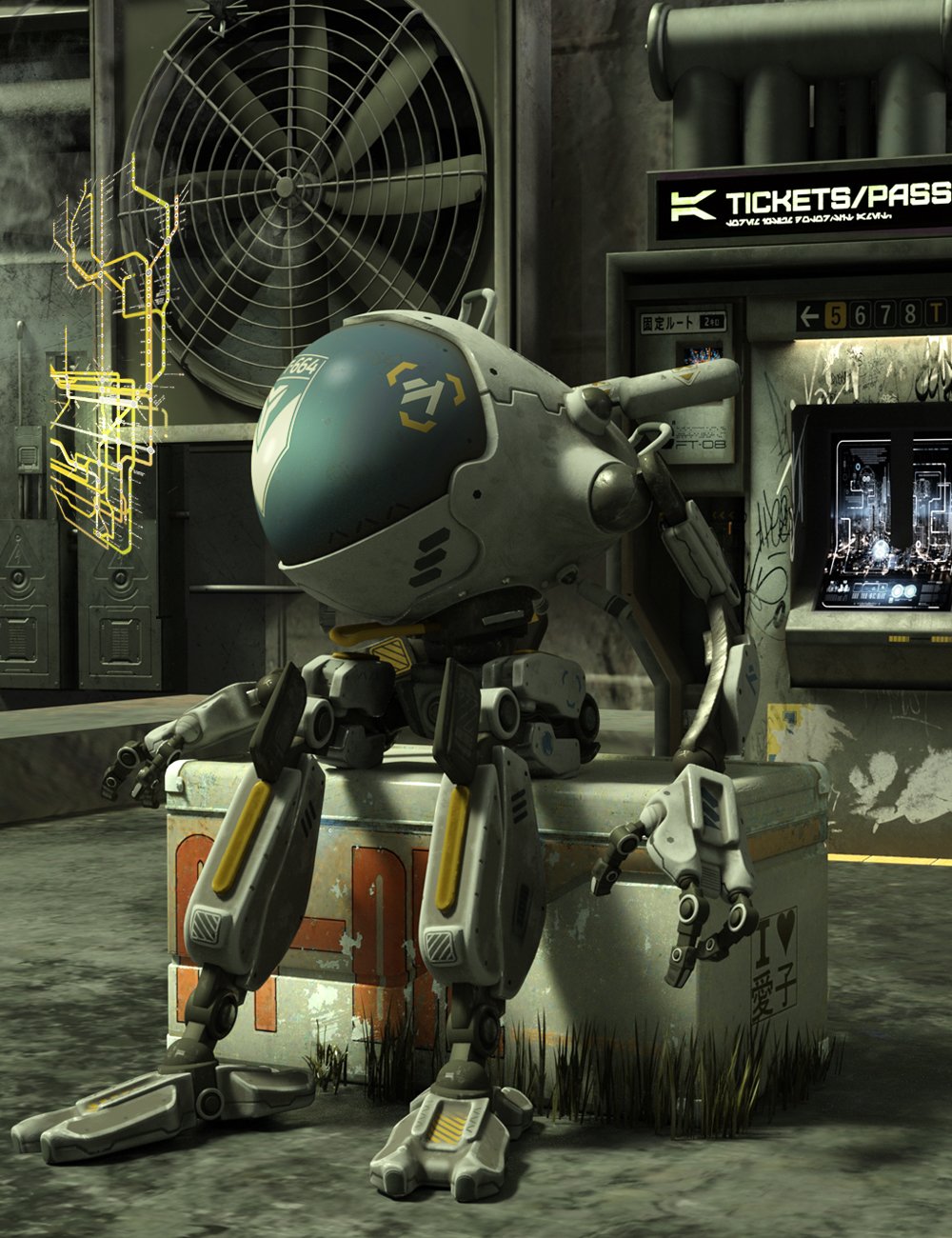CY Trooper by: The AntFarm, 3D Models by Daz 3D