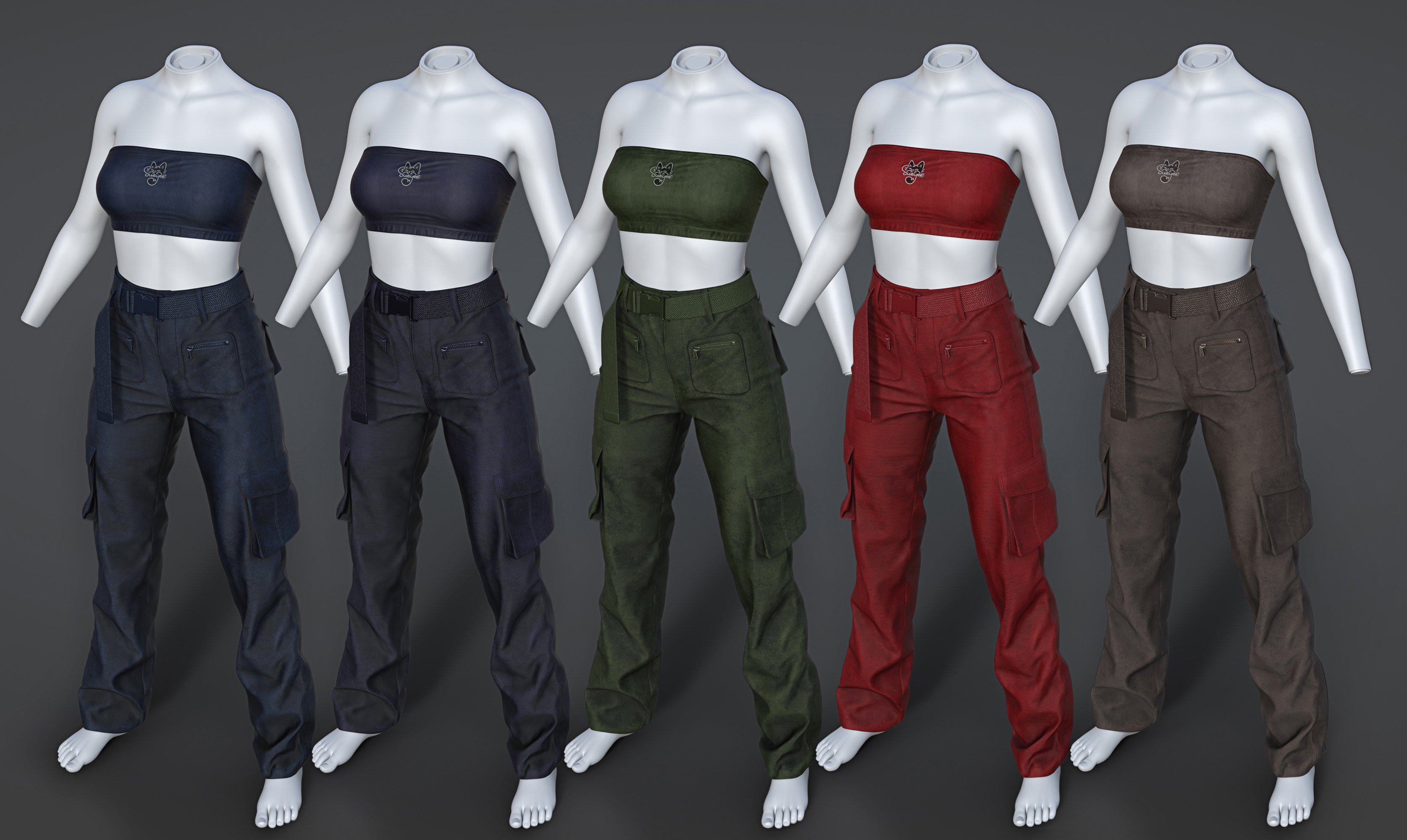 dForce SU Fashion Set for Genesis 9, 8.1, and 8 Female | Daz 3D