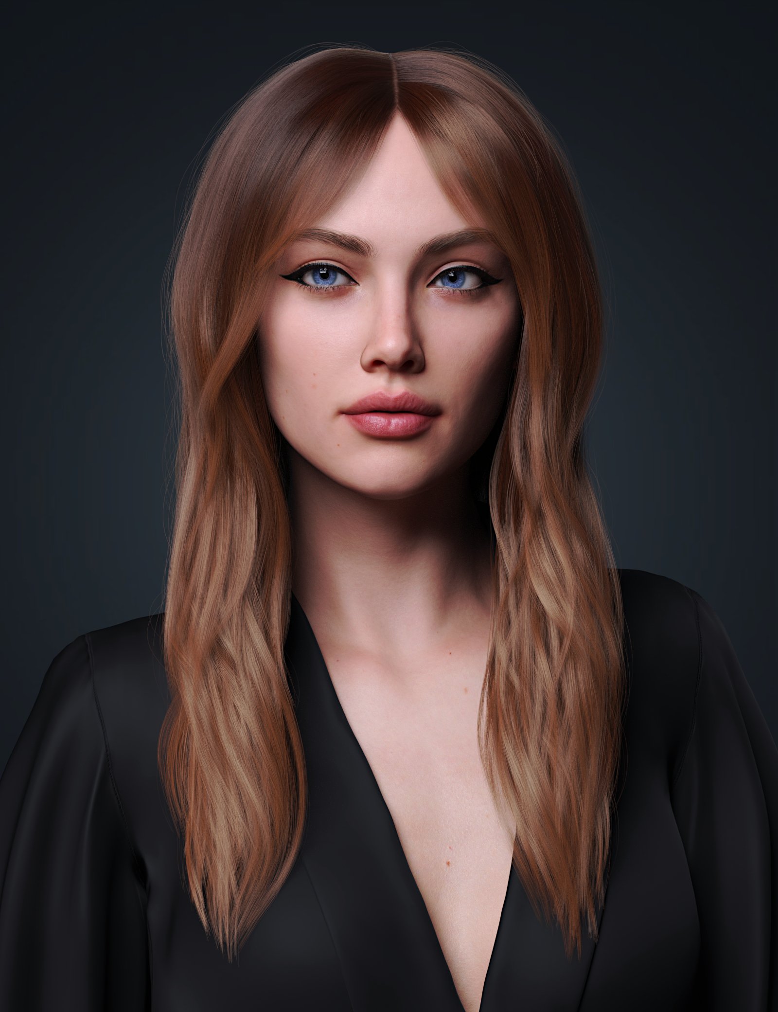 Julia Hair for Genesis 9 by: Toyen, 3D Models by Daz 3D