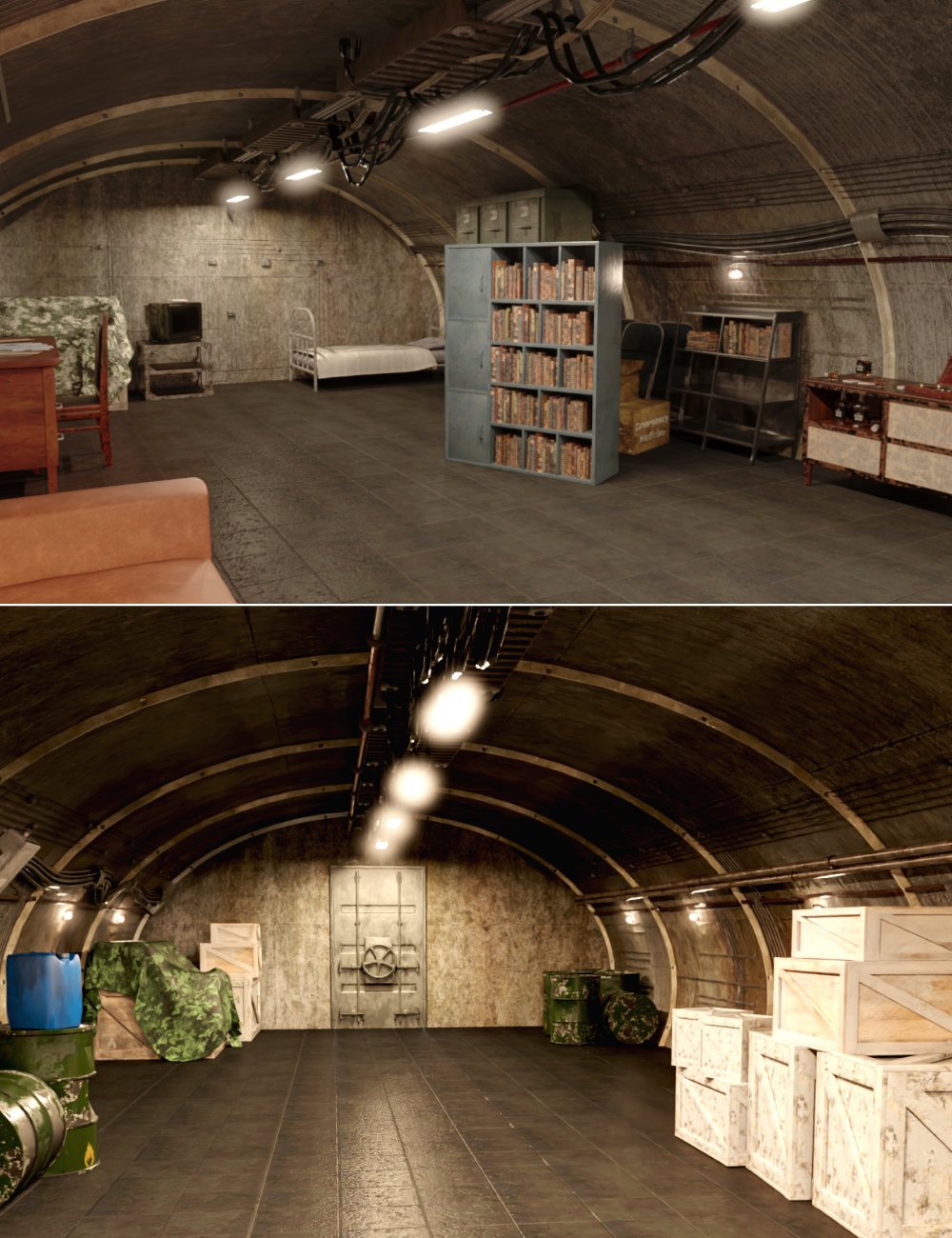 Old Underground Bunker | Daz 3D