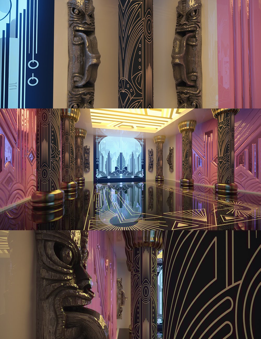 Art Deco Dreams by: Dreamlight, 3D Models by Daz 3D