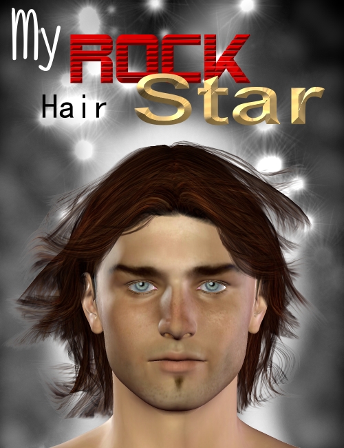 My RockStar Hair by: Neftis3D, 3D Models by Daz 3D