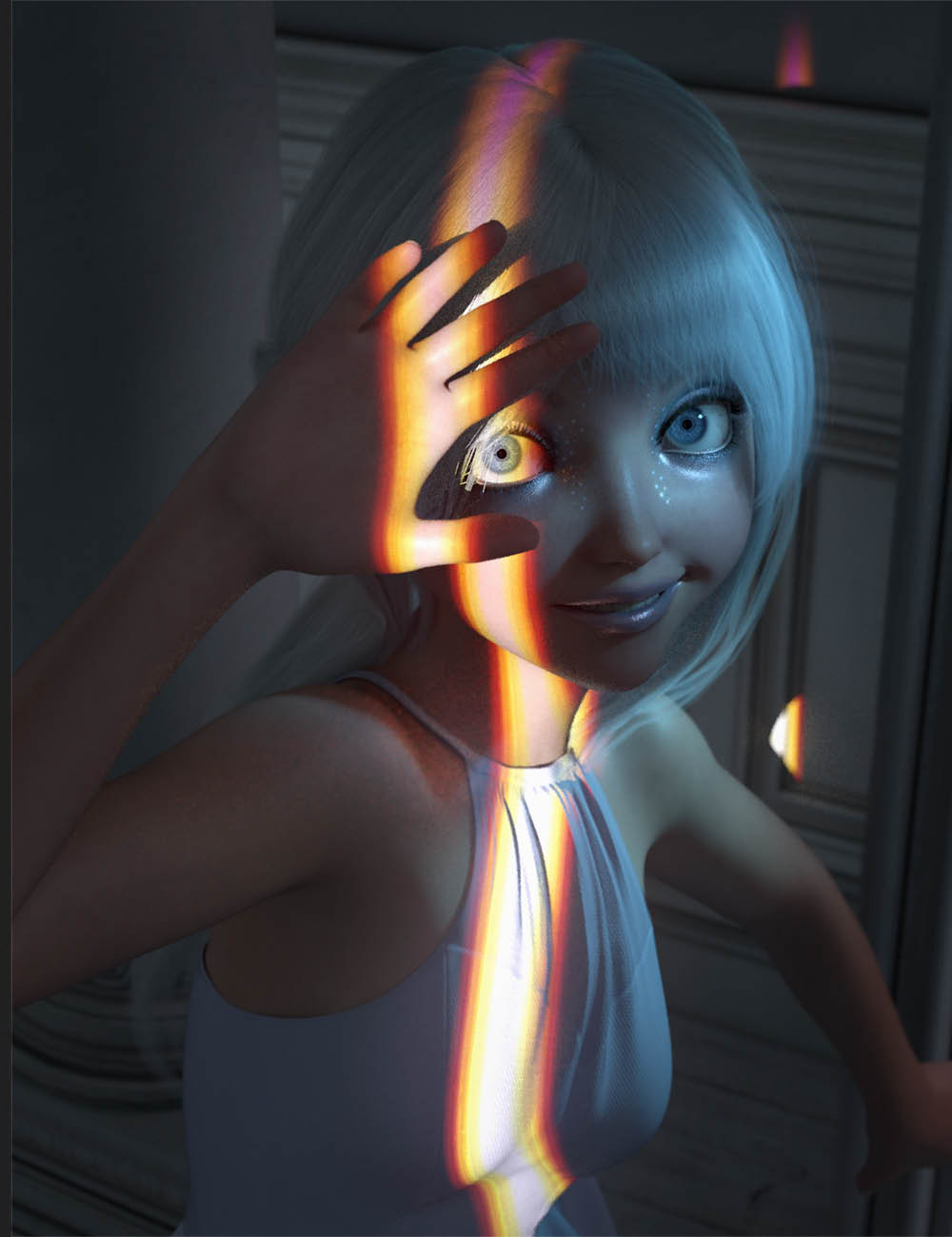 Sliver Of Light by: Marshian, 3D Models by Daz 3D