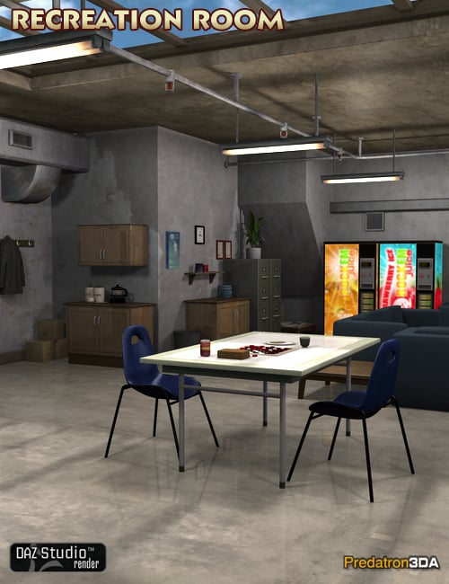Recreation Room by: Predatron, 3D Models by Daz 3D