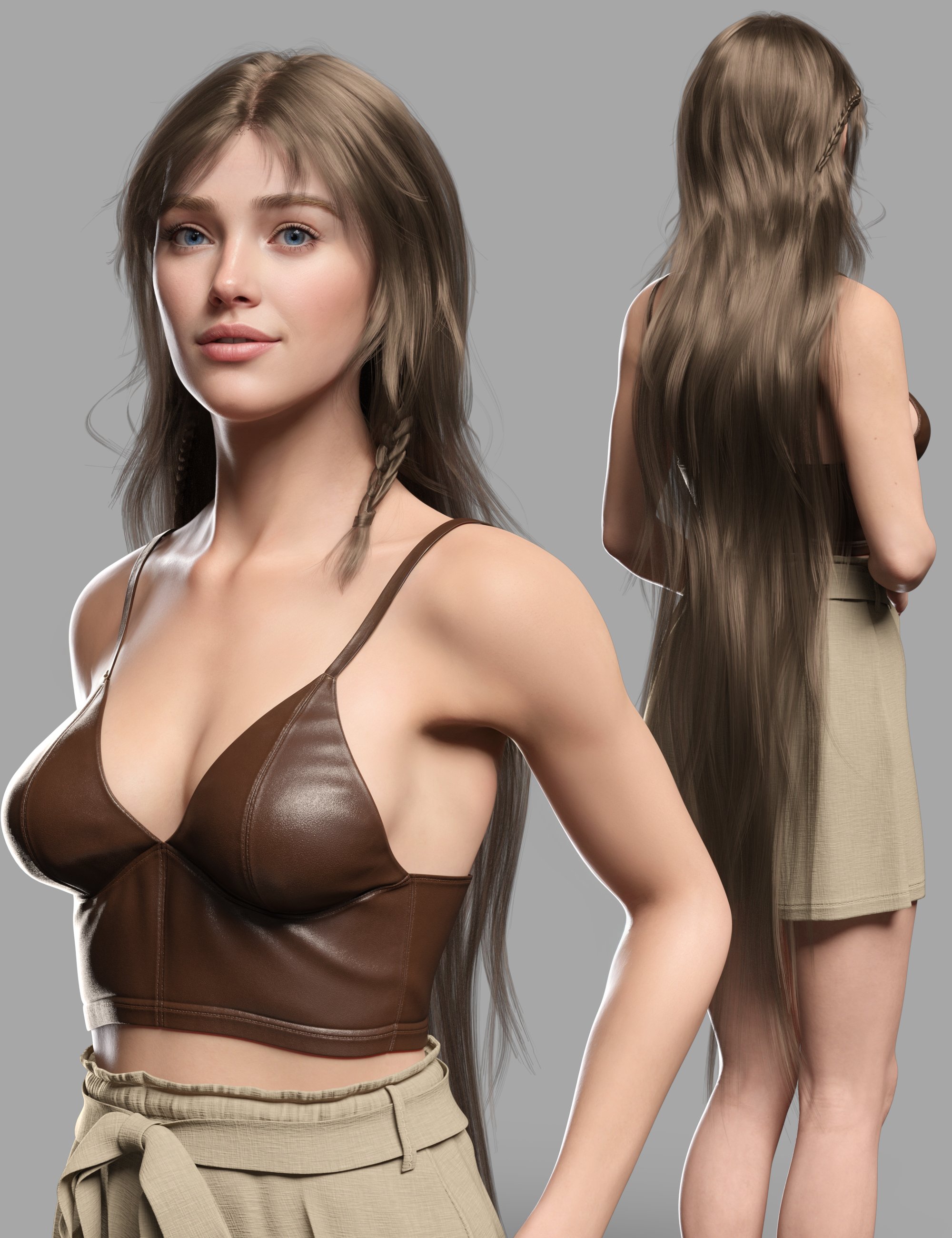 HS Beleth Long Hair for Genesis 9, 8, and 8.1 Female