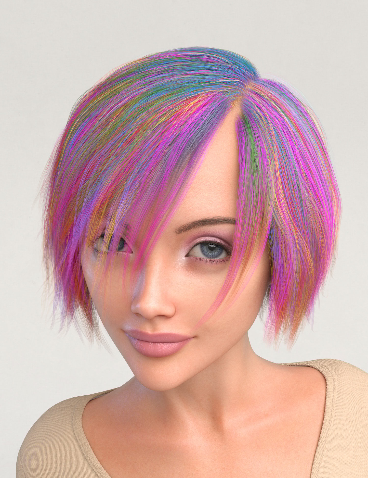 LI Lively Hair for Genesis 9