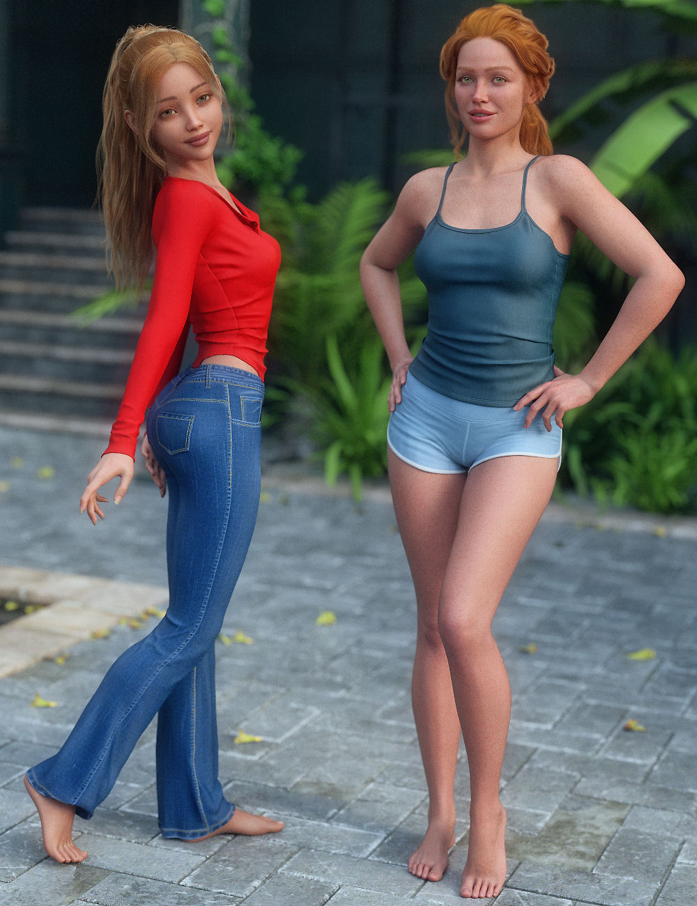 MMX Feminine Poses 5 for Genesis 9 by: Mattymanx, 3D Models by Daz 3D