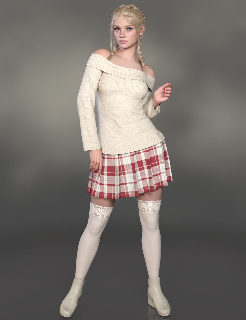 Winter skirt hotsell outfit 3d