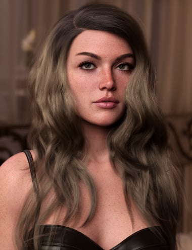 Messy Glamorous Style Hair for Genesis 9 | Daz 3D