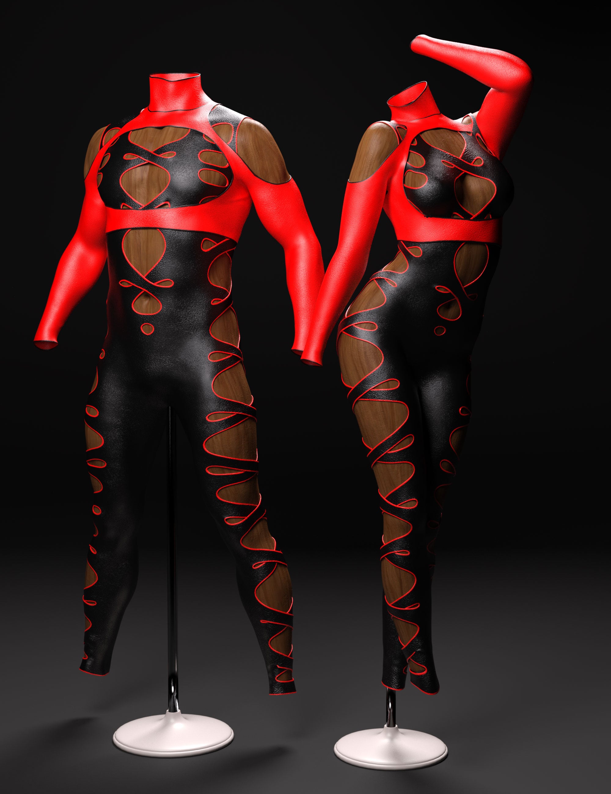 Cutsuit 2 For Genesis 9 Daz 3D Cutsuit 2 for genesis 9 daz 3d