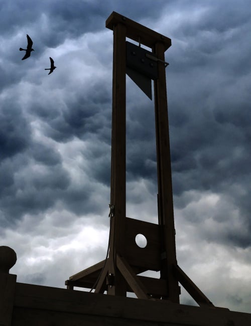 The Guillotine by: Ness Period Reproductions, 3D Models by Daz 3D