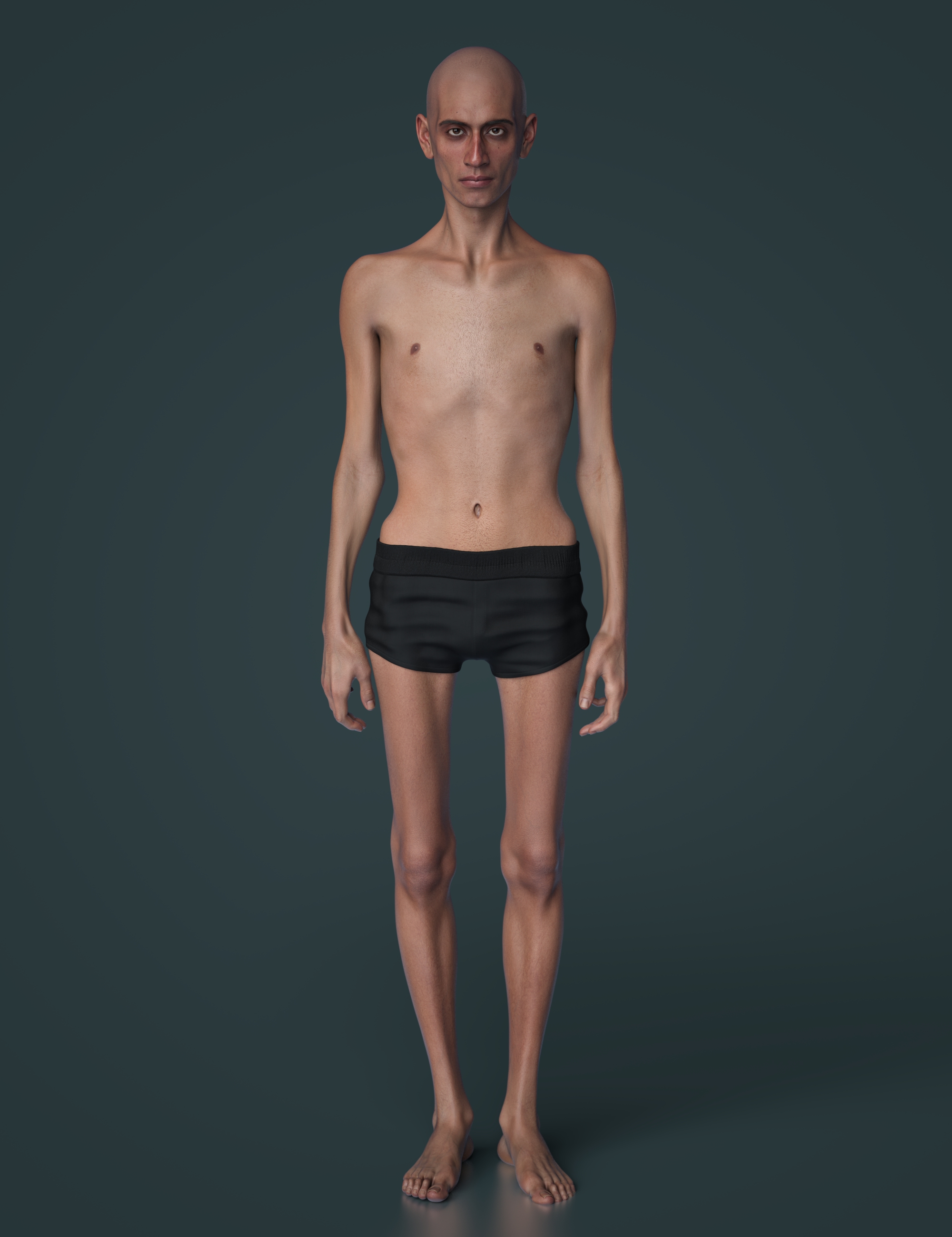 John 9 Emaciated Shape Add-On by: , 3D Models by Daz 3D
